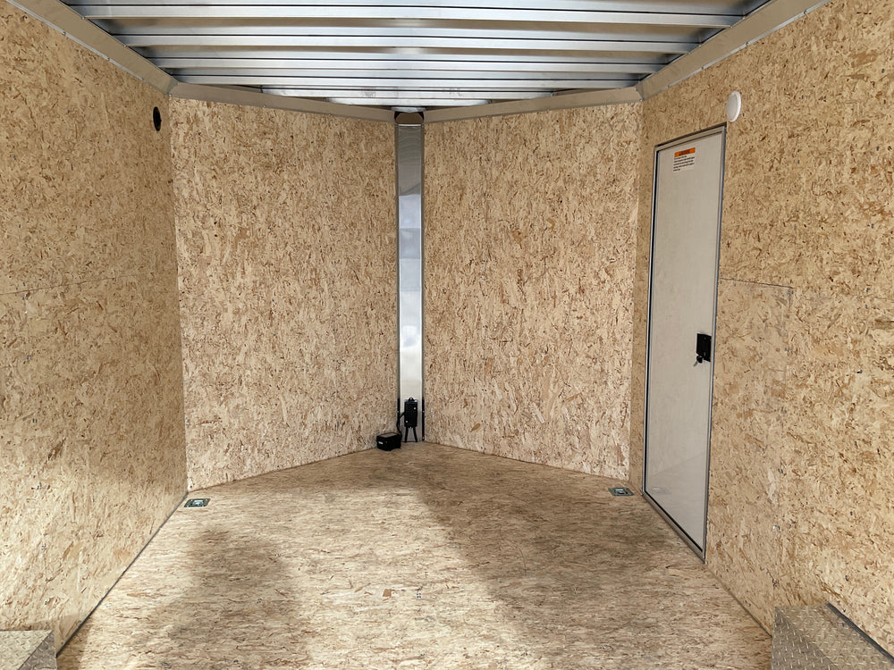 Xpress Enclosed 8.5X16 XLT PRO Black Ramp Door 7000# GVWR High Country Trailers