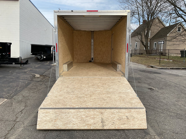 Xpress Enclosed 8.5X16 XLT PRO Black Ramp Door 7000# GVWR High Country Trailers