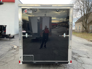 Enclosed Cargo Trailer 6'x10 BLACK RAMP Xtreme Cargo Single Axle Xtreme Cargo Trailers