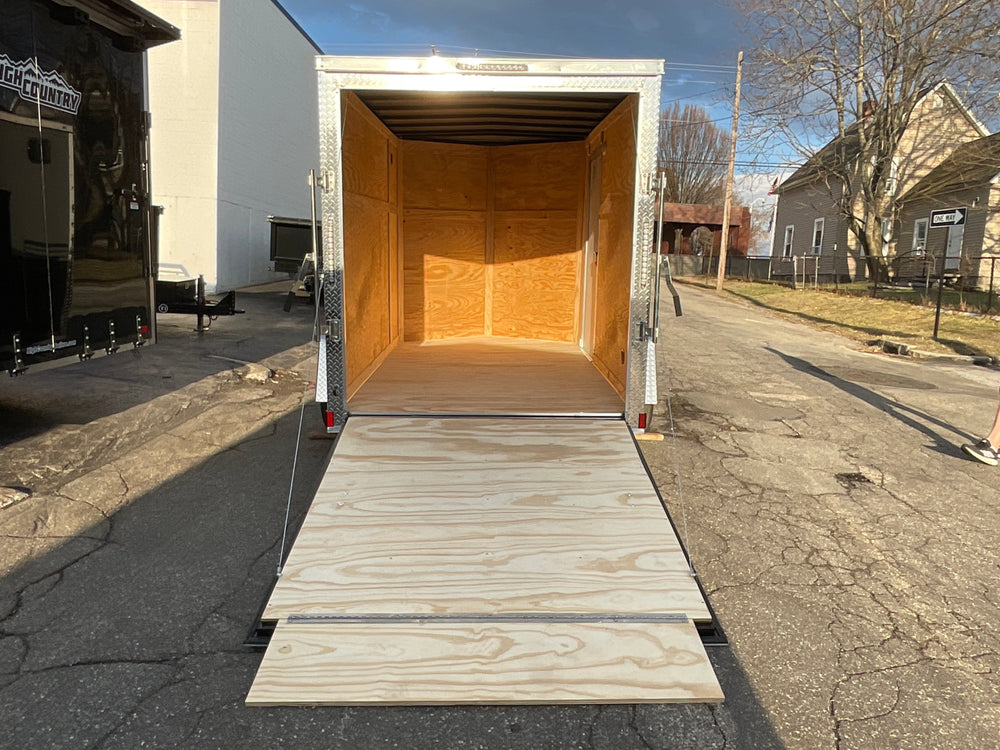 Enclosed Cargo Trailer 6'x10 BLACK RAMP Xtreme Cargo Single Axle Xtreme Cargo Trailers