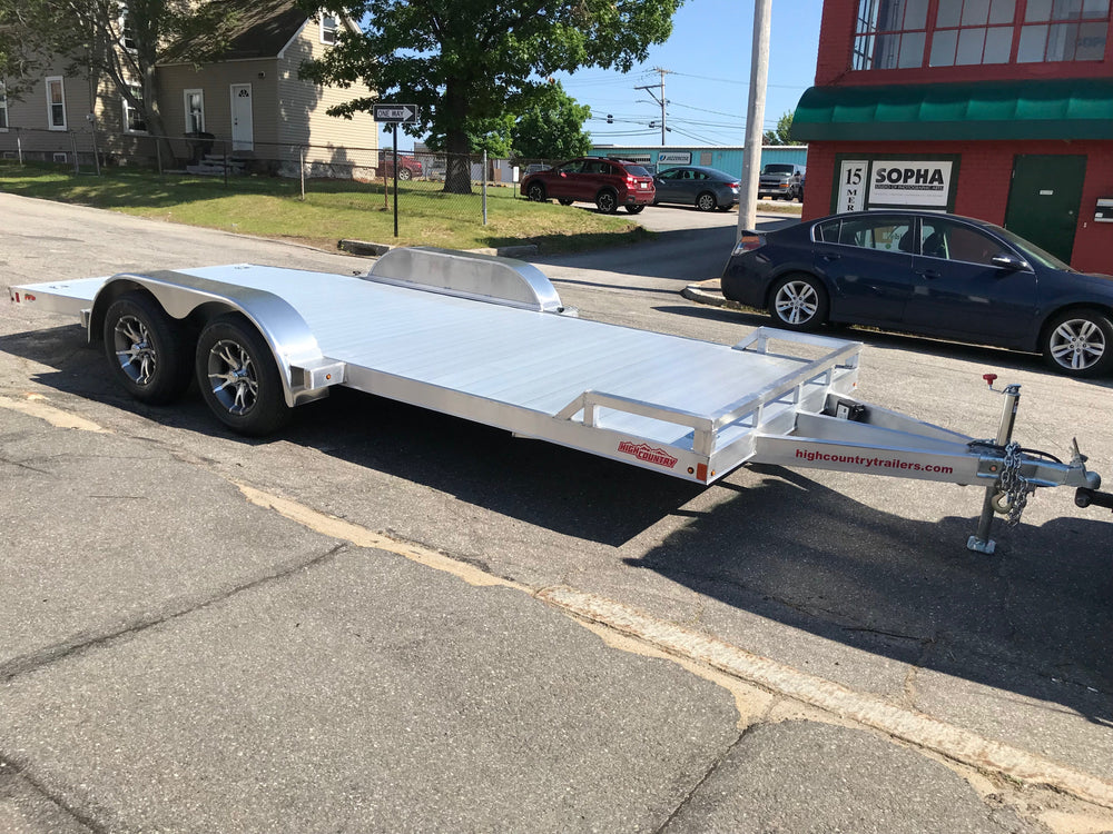 80"x20' High Country Aluminum Open Car Hauler 10k Trailer w/Aluminum Deck High Country Trailers