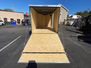 Enclosed Cargo Trailer 6'x12'+2'V BLK RAMP Covered Wagon
