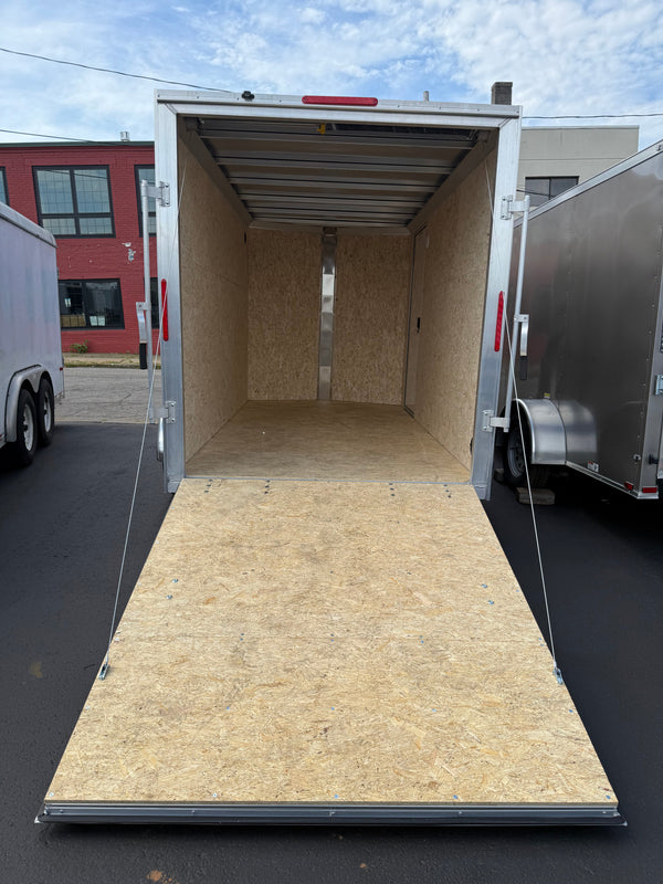 Enclosed Cargo Trailer 6'x12' CHARCOAL RAMP High Country Aluminum Xpress Trailers