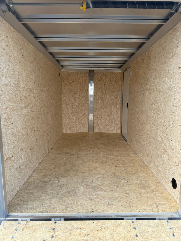 Enclosed Cargo Trailer 6'x12' CHARCOAL RAMP High Country Aluminum Xpress Trailers