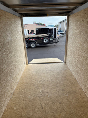 Enclosed Cargo Trailer 6'x12' CHARCOAL RAMP High Country Aluminum Xpress Trailers