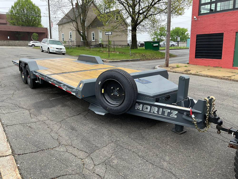 Gravity Equipment Tilt Trailer 81.5″x22′ Moritz Charcoal 22,900 GVWR