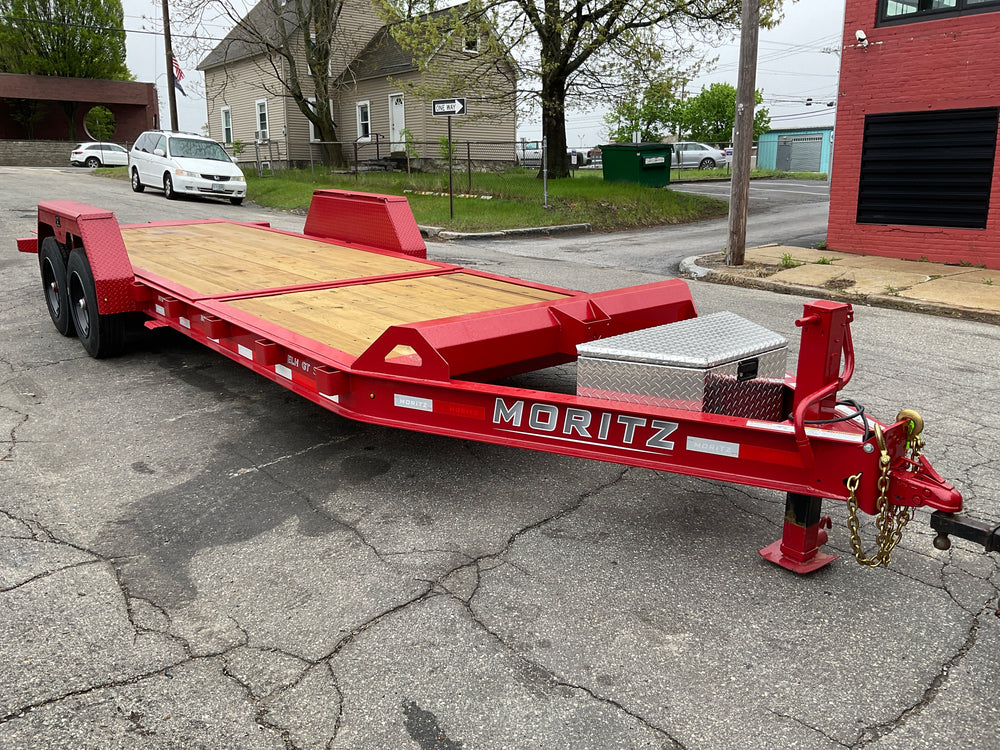 Gravity Equipment Tilt Trailer 81.5"x22' Moritz Red 16,000 GVWR