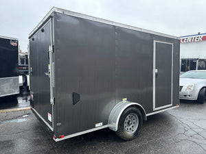 Panther Cargo Enclosed Cargo Trailer 7'x12' Pewter RAMP Single Axle