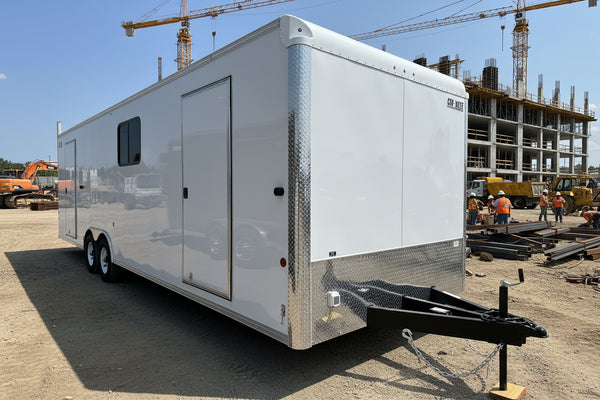 Car Mate Trailer Mobile Office Trailer Eagle Car Hauler Trailer 8.5'x28' Car Mate Trailers