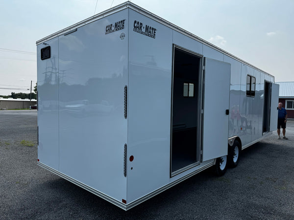 Car Mate Trailer Mobile Office Trailer Eagle Car Hauler Trailer 8.5'x28' Car Mate Trailers
