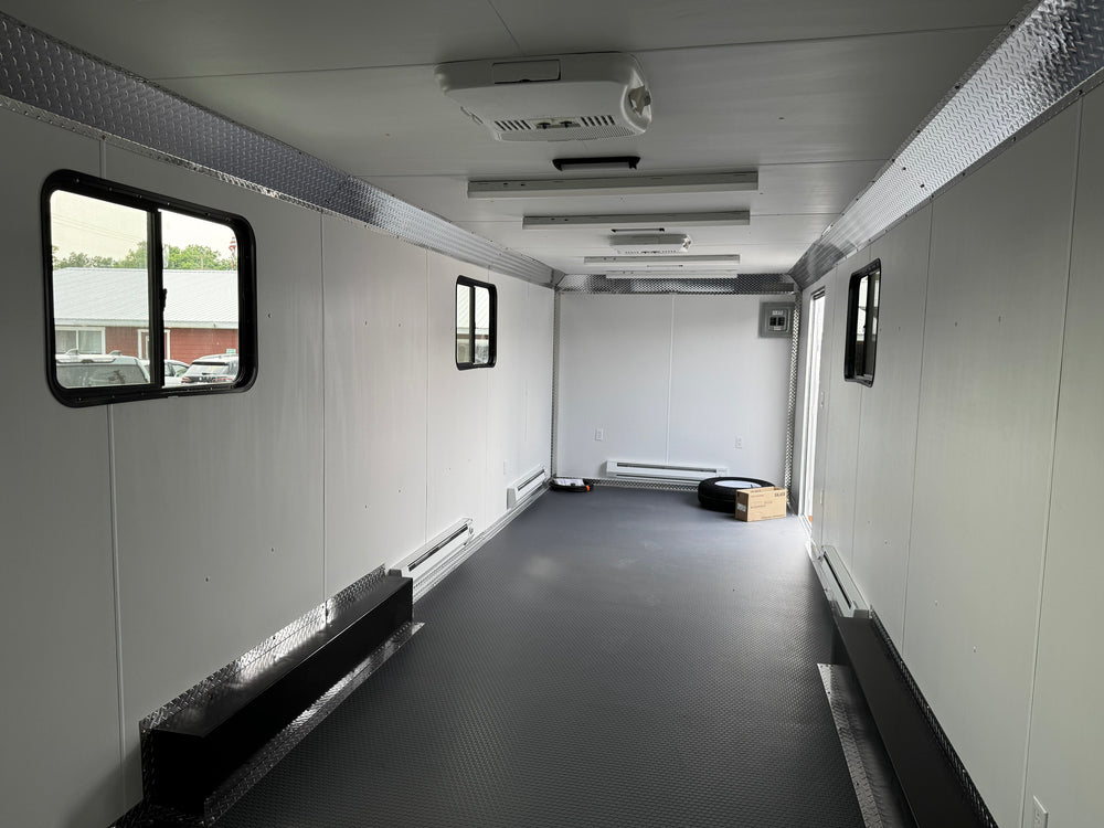 Car Mate Trailer Mobile Office Trailer Eagle Car Hauler Trailer 8.5'x28' Car Mate Trailers