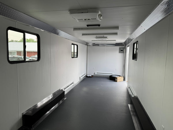 Car Mate Trailer Mobile Office Trailer Eagle Car Hauler Trailer 8.5'x28' Car Mate Trailers