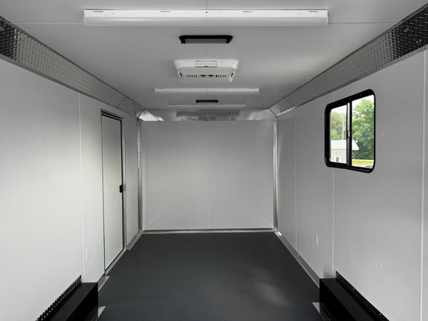 Car Mate Trailer Mobile Office Trailer Eagle Car Hauler Trailer 8.5'x28' Car Mate Trailers