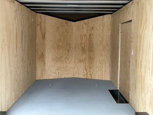 Car Mate Trailers Custom Enclosed Car Hauler Trailer 8.5'x24' Black Car Mate Avalanche 9990 GVWR, 7' Interior Height, Extended Tongue, Adj. Coupler, 8k Tongue Jack, Get-Out Man Door, 4 HD D-Rings, Lifetime + 5 Year Warranty