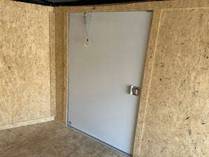 Enclosed Cargo Trailer 7'x14'+2'V BLACK RAMP Covered Wagon