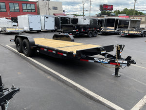 Top Hat Trailers DE14 Dump Trailer 83"x14' Black 14K GVWR with Ramps Top Hat Trailers