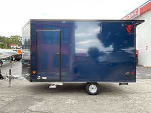 101"X12' Multi-Sport Durabull Snowmobile Trailer Indigo Blue Black-Out Loading Lights Extra Height