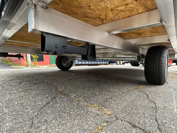 101"X12' Multi-Sport Durabull Snowmobile Trailer Indigo Blue Black-Out Loading Lights Extra Height