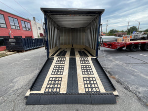101"X12' Multi-Sport Durabull Snowmobile Trailer Indigo Blue Black-Out Loading Lights Extra Height