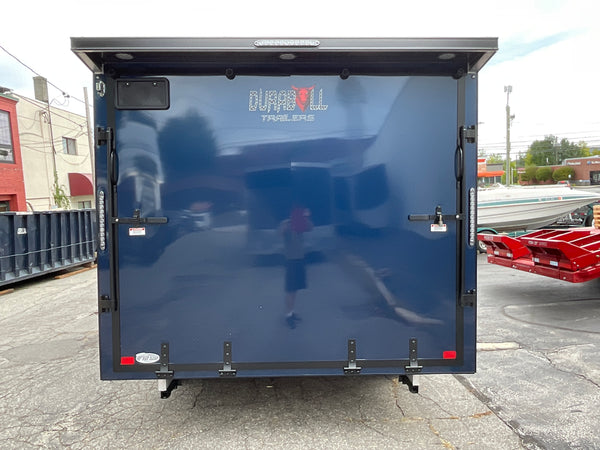 101"X12' Multi-Sport Durabull Snowmobile Trailer Indigo Blue Black-Out Loading Lights Extra Height