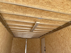 Aluminum Durabull Enclosed Contractor 8.5'x18'+2'V Barn Door with Ramps DuraBull Trailers