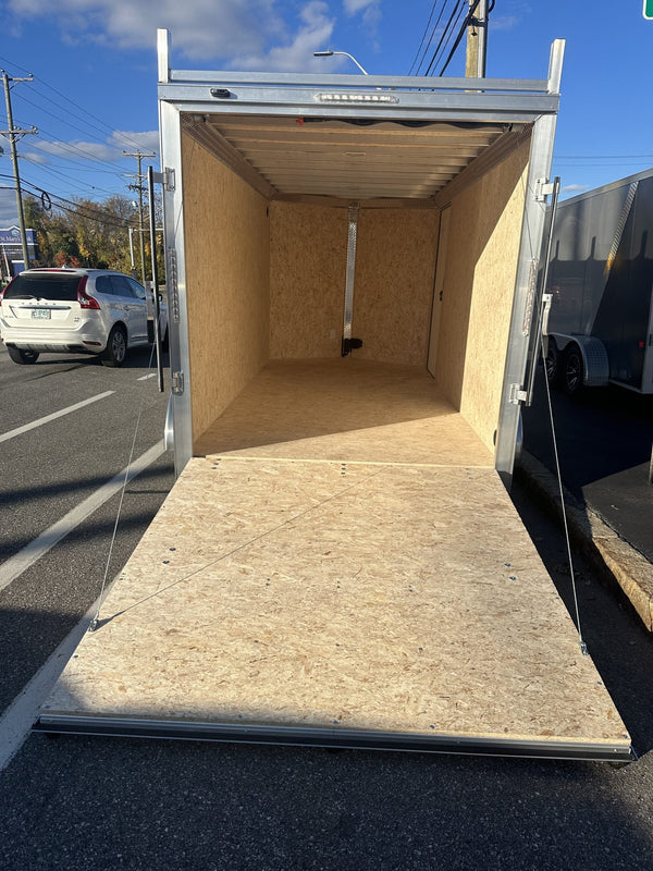Durabull Aluminum Contractor 7'x14'+2'V BLACK RAMP Elite Series DuraBull Trailers