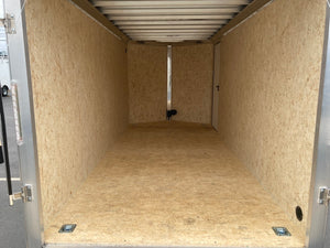 Durabull 7x14 Elite Series Enclosed Trailer White Aluminum