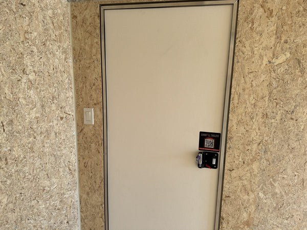 Aluminum Durabull Enclosed Contractor 7'x14'+2'V Barn Doors with stow away ramps Ron's Toy Shop, Inc.