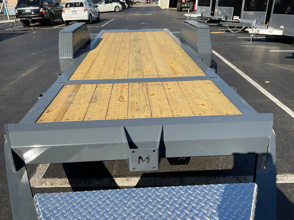 Gravity Equipment Tilt Trailer 81.5"x20' Moritz Charcoal  14,000 GVWR Moritz International