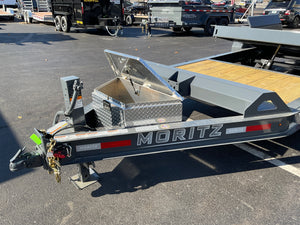 Gravity Equipment Tilt Trailer 81.5"x20' Moritz Charcoal  14,000 GVWR Moritz International