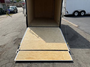Enclosed Cargo Trailer 6'x12'+2'V SILVER RAMP Covered Wagon Covered Wagon Trailers