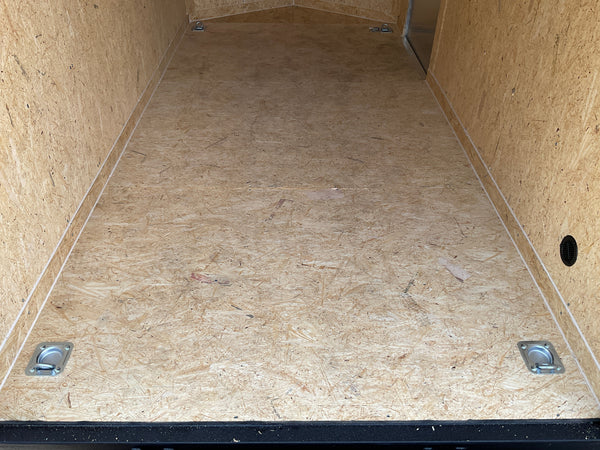 Enclosed Cargo Trailer 6'x12'+2'V SILVER RAMP Covered Wagon Covered Wagon Trailers
