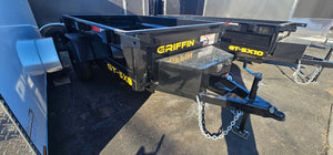 Griffin Dump Trailer 5'x8' BLACK 5K GVWR Griffin Trailers
