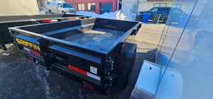 Griffin Dump Trailer 5'x8' BLACK 5K GVWR Griffin Trailers
