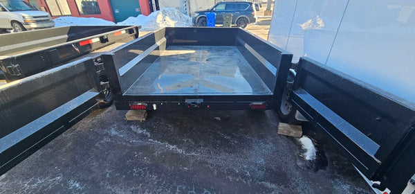 Griffin Dump Trailer 5'x8' BLACK 5K GVWR Griffin Trailers