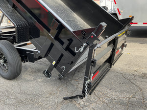 Griffin Dump Trailer 83"x14' Black 14K GVWR with Ramps