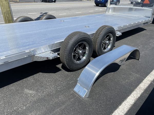 Hillsboro AOCT5.2K-22 2R F/G Open Aluminum Car Hauler 22' 9990 Gvwr Ron's Toy Shop, Inc.