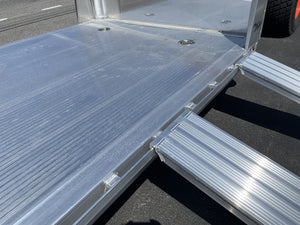 Hillsboro AOCT5.2K-22 2R F/G Open Aluminum Car Hauler 22' 9990 Gvwr Ron's Toy Shop, Inc.