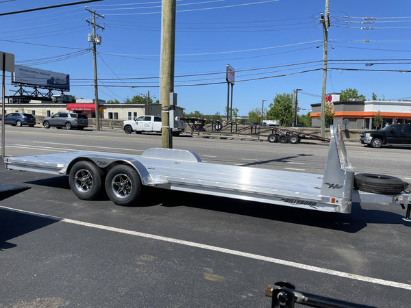 Hillsboro AOCT5.2K-24 2R F/G Open Aluminum Car Hauler 24' 9990 GVWR Hillsboro Industries