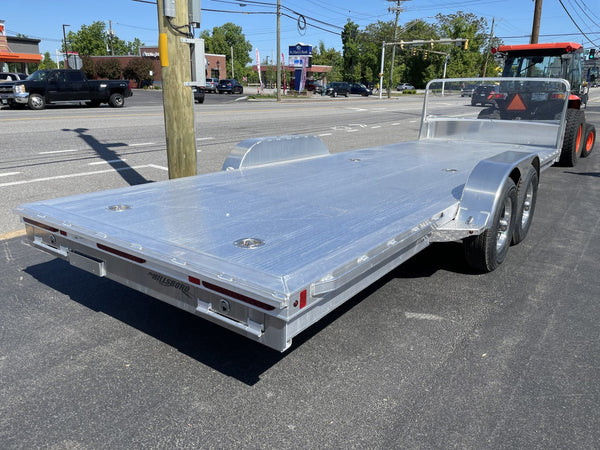 Hillsboro AOCT5.2K-24 2R F/G Open Aluminum Car Hauler 24' 9990 GVWR Hillsboro Industries