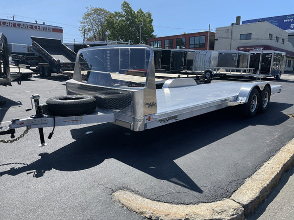 Hillsboro AOCT5.2K-22 2R F/G Open Aluminum Car Hauler 22' 9990 Gvwr Ron's Toy Shop, Inc.