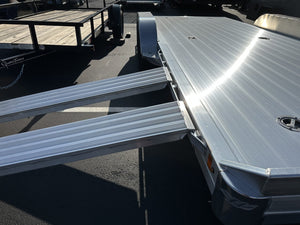 Hillsboro AOCT18 2R F/G Open Aluminum Car Hauler 18' 7000 Gvwr Ron's Toy Shop, Inc.