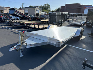 Hillsboro AOCT18 2R F/G Open Aluminum Car Hauler 18' 7000 GVWR Hillsboro Industries