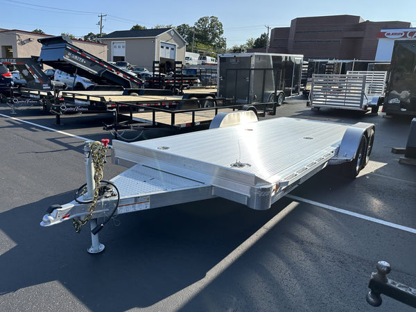 Hillsboro AOCT18 2R F/G Open Aluminum Car Hauler 18' 7000 GVWR Hillsboro Industries