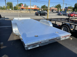 Hillsboro AOCT18 2R F/G Open Aluminum Car Hauler 18' 7000 GVWR Hillsboro Industries