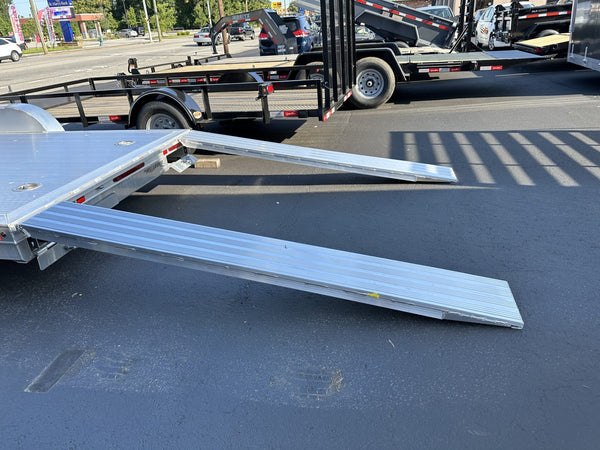 Hillsboro AOCT18 2R F/G Open Aluminum Car Hauler 18' 7000 Gvwr Ron's Toy Shop, Inc.