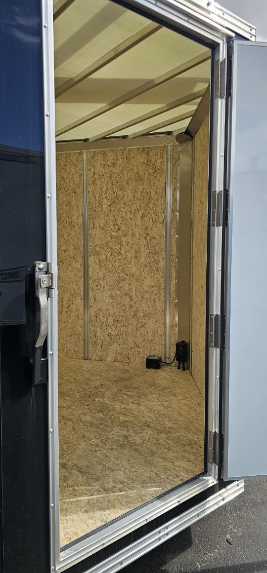Xpress Enclosed 8.5X16 Black Ramp Door 7000# GVWR Ultimate Contractor Package Xpress Trailers