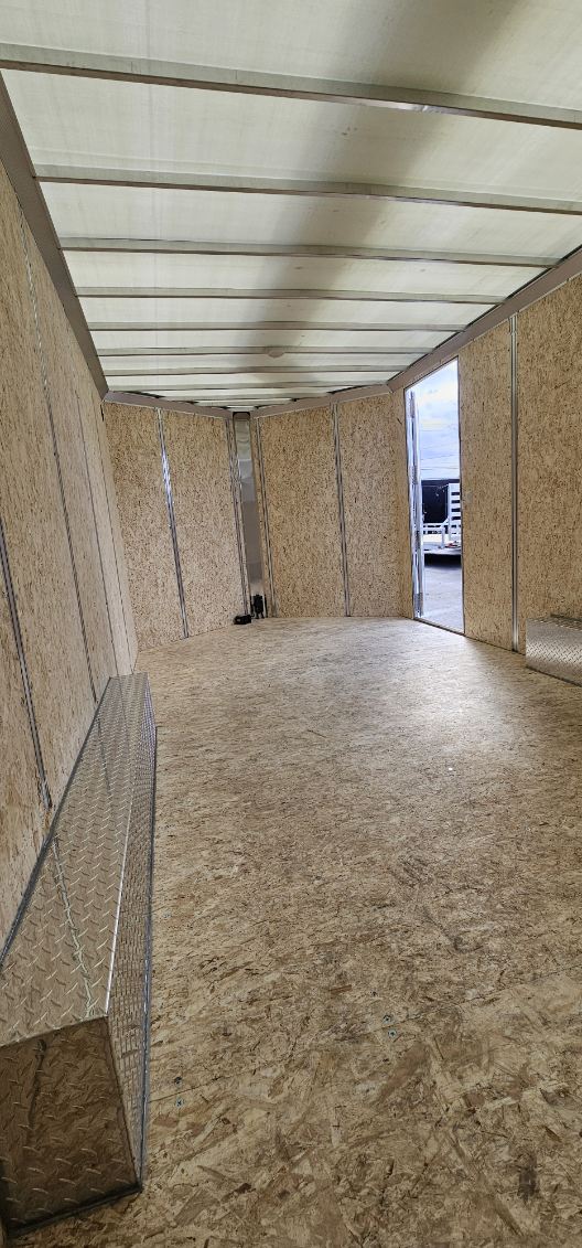 Xpress Enclosed 8.5X16 Black Ramp Door 7000# GVWR Ultimate Contractor Package Xpress Trailers