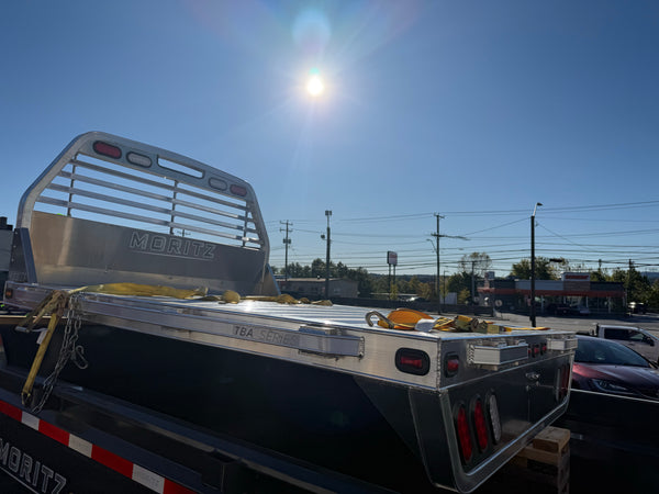 TBA 7’x8’6″ Moritz Aluminum Truck Bed For Long Bed Single Rear Wheel Pick-up Gooseneck set up