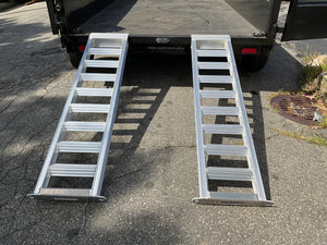 Moritz International DLBH610-10 10,000 GVWR Commercial Duty Dump Trailer, 10,000 GVWR Dump Trailer, Aluminum Ramps, 24" Sides, Torsion Axles, 8" I-Beam Frame, 4-Bolt Coupler, Stake Pockets, 2-Year Warranty